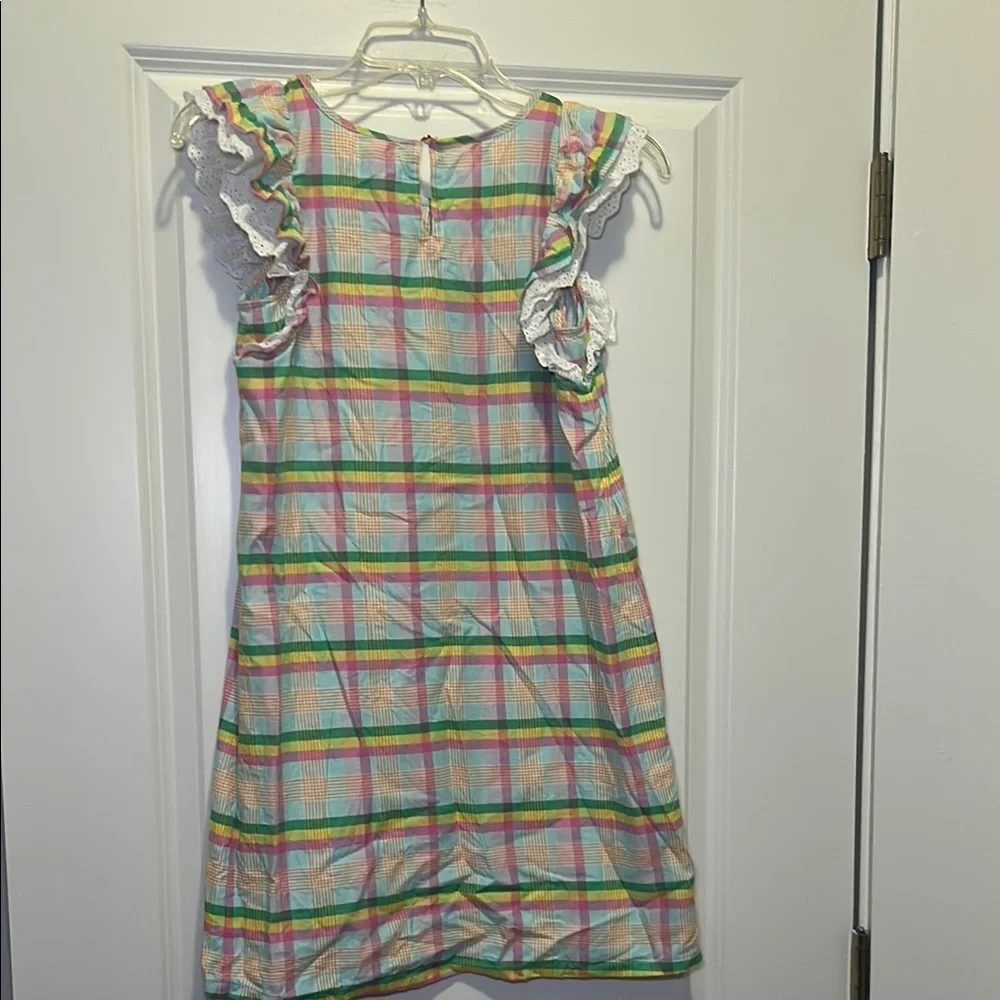 Crown & Ivy Multicolor Plaid Kids Dress